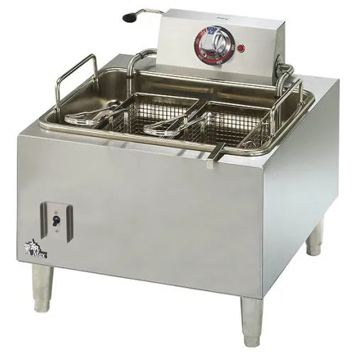 Star-Max® 6 Liter Countertop Twin Basket Electric Fryer 301HLF