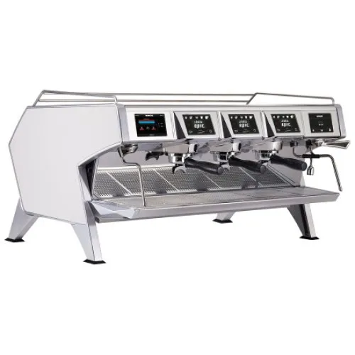 Unic Stella EPIC 3 White Automatic Three Group Multi-Boiler Espresso Maker