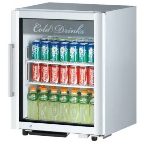 Lowe N2-FC88 Countertop Single Glass Door Cooler - White